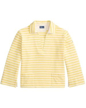 Polo Ralph Lauren Striped Pocket Top - Metallic