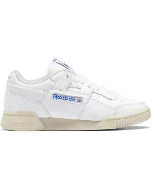 Reebok Workout Plus Vintage Leather Sneakers - White