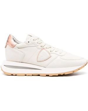 Philippe Model Tropez Haute Lace-Up Trainers - White