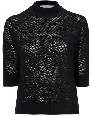Proenza Schouler Maglione Nicola Con Motivo A Zigzag - Nero