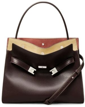Tory Burch Borsa Tote Lee Radziwill Double Piccola - Nero