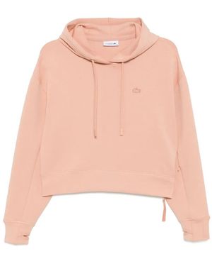 Lacoste ショートカット パーカー - ピンク