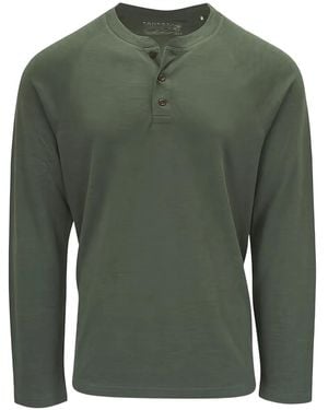 Faherty Poloshirt mit Knopfleiste - Grün