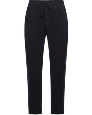 Transit Drawstring-waist wool trousers - Blau