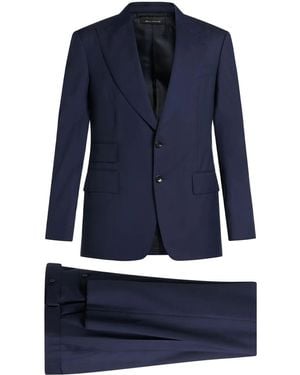 Tom Ford シングルスーツ - ブルー