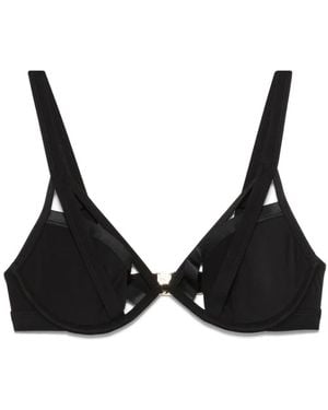 Maison Close Fatale Maillot Corbeille - Noir