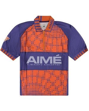 Aimé Leon Dore X New Balance Zip-Up Shirt - Blue