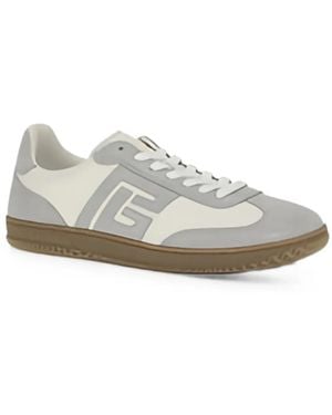 Balmain Swan Suede-Panelled Trainers - White