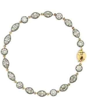 Jewels Aficionado Pulsera en oro amarillo de 18 ct con diamantes - Metálico