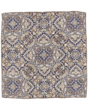 Brunello Cucinelli Paisley-printed scarf - Grau