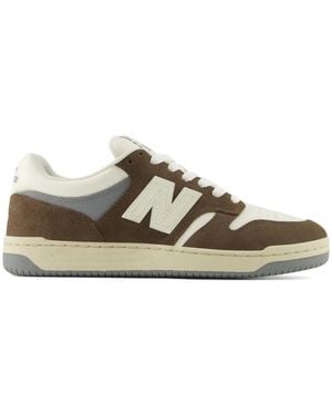 New Balance Baskets 480P En Daim - Brown