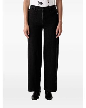 DKNY Jeans A Gamba Ampia - Nero