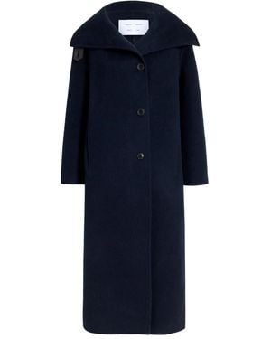 Proenza Schouler ネイビー ウール ピーコート Proenza Schouler Coats for Women | Online Sale up to 75% off