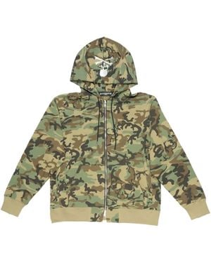 MASTERMIND WORLD Zip-Up Hoodie - Green