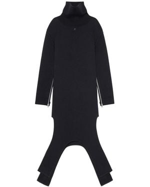 Courreges Knit Maxi Dress - Blue