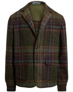 Polo Ralph Lauren Kariertes Tweed-Sakko - Grün