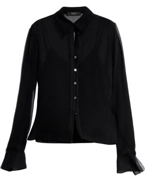 Gucci Camisa De Georgette - Negro