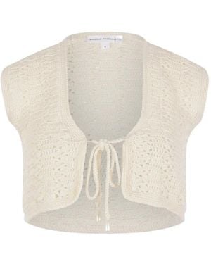 Niccolò Pasqualetti Tie-Fastening Cardigan - White