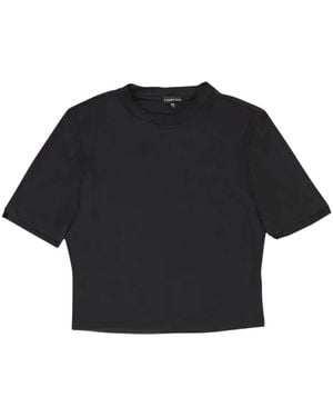 CALLIPYGIAN Camiseta Scuba con cuello redondo - Negro