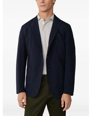 Hackett Blazer Liviano Con Botones - Azul