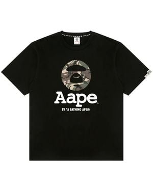 Aape By A Bathing Ape Cotton T-Shirt - Black