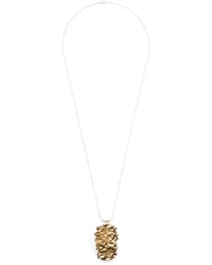 Isabel Marant Hammered-Effect Long Necklace - Multicolour
