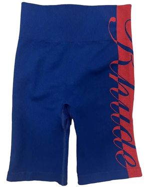 Rhude Biker-Shorts - Blau