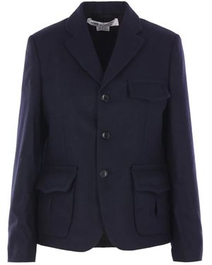 Comme des Garçons Einreihige Jacke - Blau