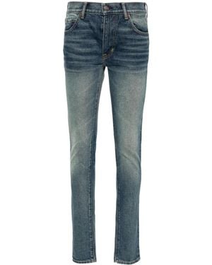 Tom Ford Faded Skinny Jeans - Blue