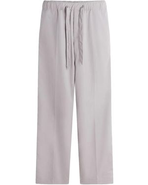Lanvin Pantaloni Con Coulisse - Grigio