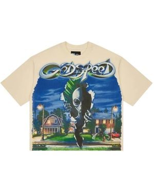Godspeed Neighborhood Watch Graphic-Print T-Shirt - Blue
