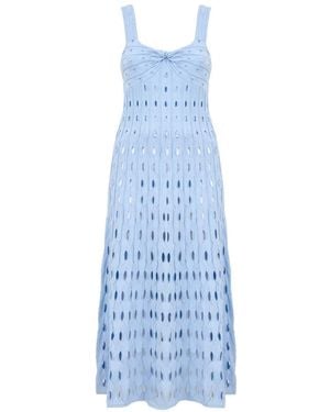 Jonathan Simkhai Christina Cut-Out Knit Midi Dress - Blue