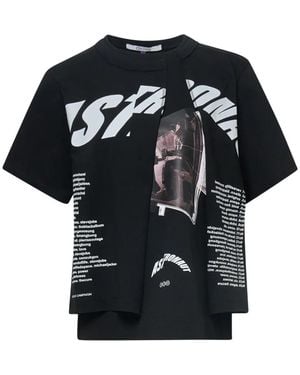 Ordinary Couture Code Astronaut Print T-Shirt - Black
