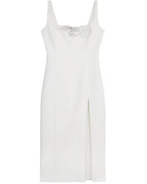 Blumarine Robe À Coupe Mi-Longue - Blanc
