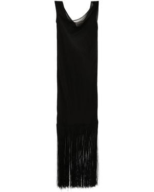Tessitura Body Couture Zijden Jurk - Zwart