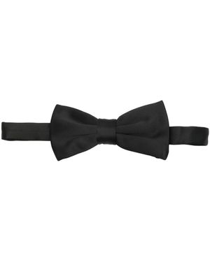 Peserico Satin Bow Tie - Black