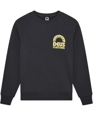 Deus Ex Machina Sweat À Logo - Bleu