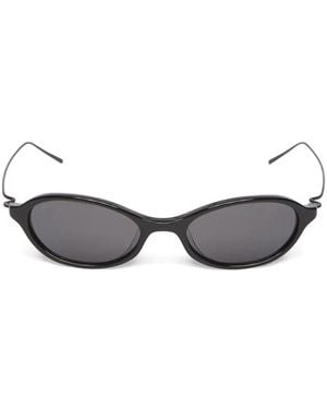 AKILA Reed Oval-Frame Sunglasses - Grey