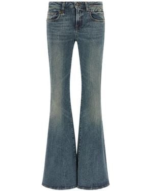 R13 Overflow Boy Flare Jeans - Blue