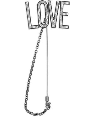 【MOSCHINO】MOSCHINO COUTURE Woman Brooches Moschino Brooch in the shape of a coin | Women's Jewelery