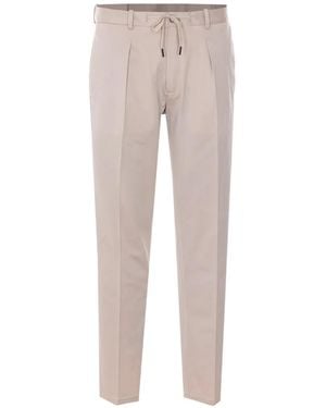Circolo 1901 Drawstring Straight-Leg Trousers - Grey