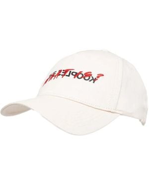 The Kooples Embroidered Baseball Cap - White