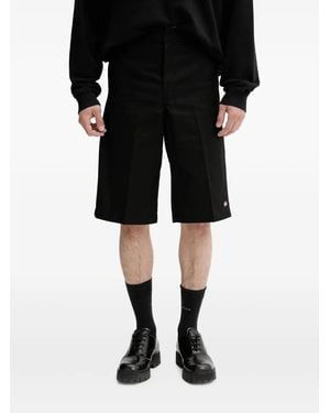 Dickies Logo-Patch Twill Shorts - Black