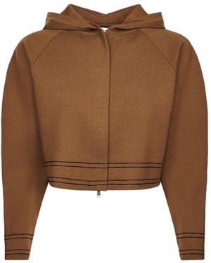 Max Mara Argyle-Pattern Button-Up Sweater - Brown