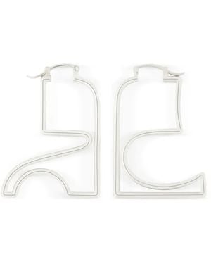 Courreges Ac ピアス - ホワイト