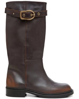 Dorothee Schumacher Botas Essence Con Hebilla - Marrón