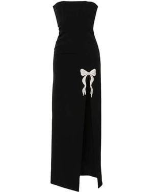 Nissa Crystal-Embellished Maxi Dress - Black