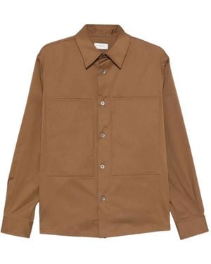 Paolo Pecora Pocket Shirt - Brown