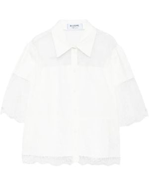 Blugirl Blumarine Lace-Detail Shirt - White