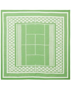 Lacoste Tennis Patterned Scarf - Green